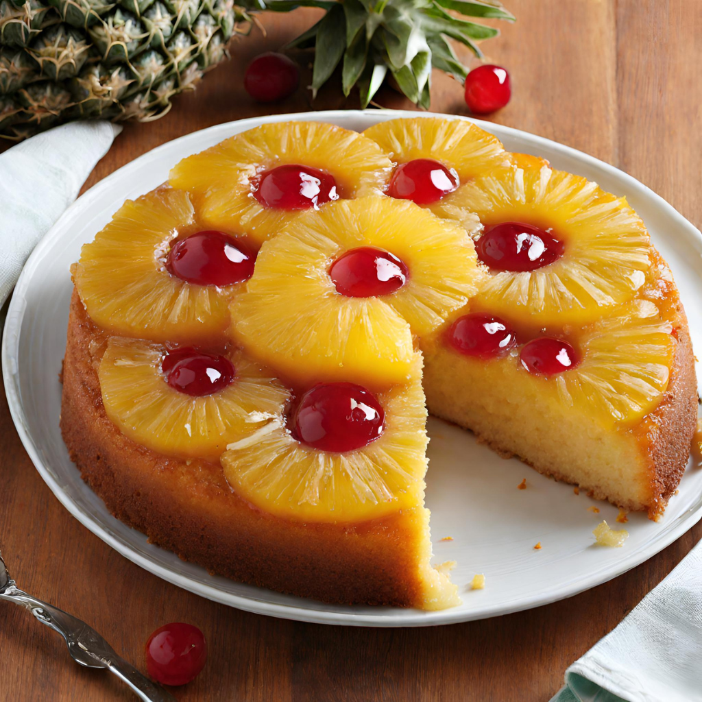 Can I use pineapple juice instead of water in a cake mix?